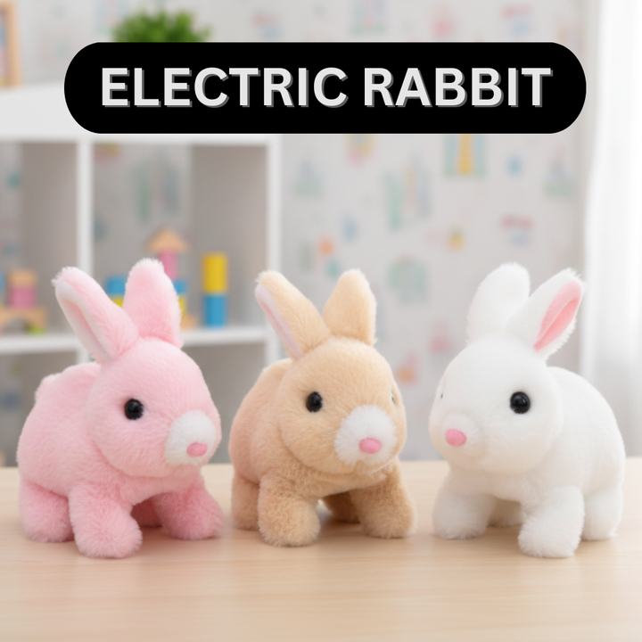 ELECTRIC JUMPING AND WALKING RABBIT WITH SOUNDS [ZW-1079] – Zawe Toys
