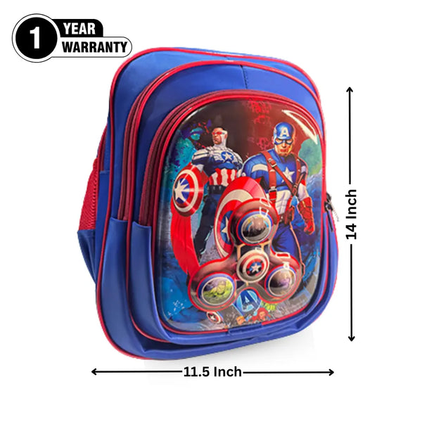 THE CAPTAIN AMERICA BAG (4 Pockets) 14''