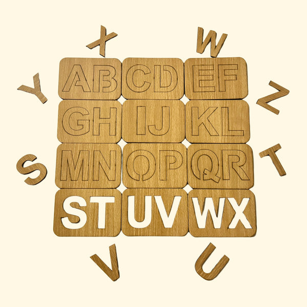 WOODEN ENGLISH TOYS FOR LEARNING